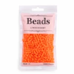 LindeHobby Beads Neon 01 Arancione