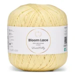 LindeHobby Bloom Lace Mercerized Cotton 21 Giallo tenue