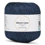 LindeHobby Bloom Lace Mercerized Cotton 17 Blu navy