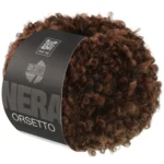 Lana Grossa Orsetto 103 Marrone/Nero