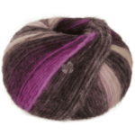 Lana Grossa Bomba 10 Orchidea/mora/beige grigiastro/verde grigiastro/grigio scuro