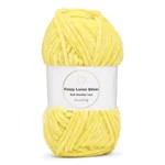 LindeHobby Fuzzy Chenille Silver Lurex 09 Giallo