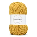 LindeHobby Fuzzy Chenille Silver Lurex 23 Ocra dorata