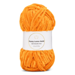 LindeHobby Fuzzy Chenille Gold Lurex 37 Arancione