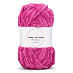 LindeHobby Fuzzy Chenille Gold Lurex 44 Fucsia chiaro