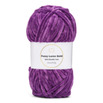 LindeHobby Fuzzy Chenille Gold Lurex 40 Viola