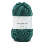 LindeHobby Fuzzy Chenille Gold Lurex 46 Verde anatra