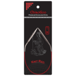 ChiaoGoo Ferri Circolari Knit Red Acciaio Inossidabile (23-100 cm) 30 cm