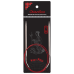 ChiaoGoo Ferri Circolari Knit Red Acciaio Inossidabile (23-100 cm) 80 cm