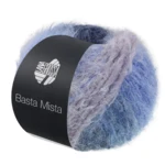 Lana Grossa Basta Mista 122 Blu notte/blu reale/blu jeans/grigio/grigio chiaro