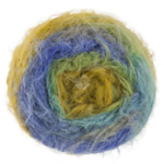 Lana Grossa Basta Mista 101 Giallo senape/Verde tiglio/Blu reale/Blu jeans/Grigio/Grigio topo