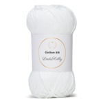 LindeHobby Cotton 8/8 – Natural Harmony, 10 gomitoli 019 Bianco