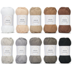 LindeHobby Cotton 8/8 – Natural Harmony, 10 gomitoli