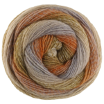 Lana Grossa Gomitolo Gala 4028 Sabbia/beige grigiastro/ruggine/arancione/arancio verde/kaki/verde canna/beige chiaro