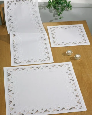 Kit Ricamo Hardanger 41 x 108 cm