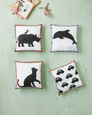 Kit per Ricamo Delfino 27 x 27 cm