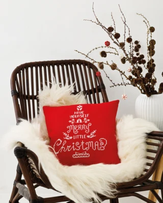 Kit da ricamo Have yourself a ... 40 x 40 cm