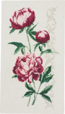 Kit Ricamo Sospensione Fiori 34x60 cm