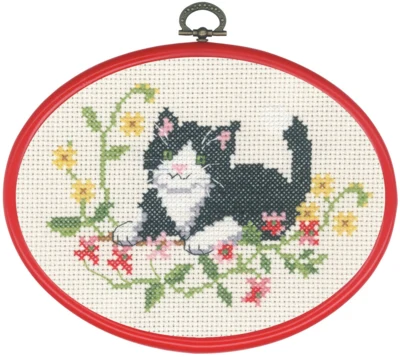 Kit di ricamo Gatto nero m/5959/30 13 x 18 cm