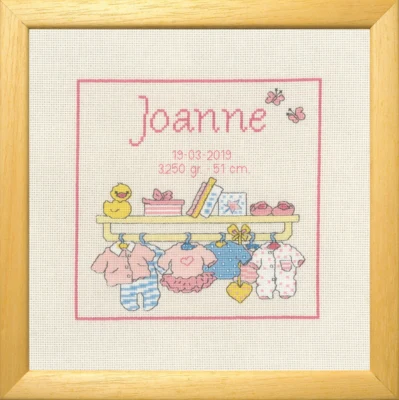 Kit per ricamo Bobbi Joanne 22 x 22 cm