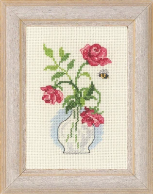 Kit Ricamo Rose R5406 13 x 18 cm