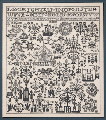 Kit Ricamo Sampler 65 x 72 cm