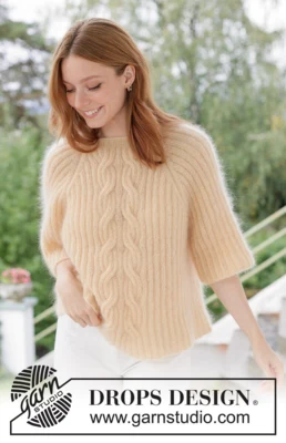 268-12 Morning Glow Sweater by DROPS Design