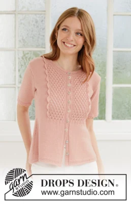 267-35 Pretty Jane Cardigan by DROPS Design