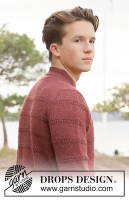 260-38 Twilight Ridge Sweater by DROPS Design