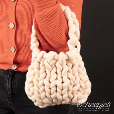 13739 Borsa Chunky Lavorata a Maglia by Scheepjes Design