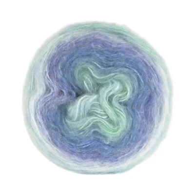 3106 Blu/lavanda/turchese sfumato