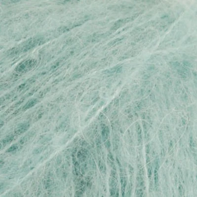 DROPS BRUSHED Alpaca Silk 15 Verde mare chiaro (Uni colour)