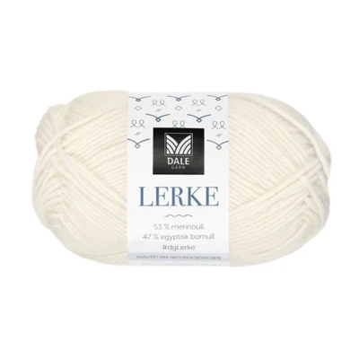 Dale LERKE 0020 Bianco non sbiancato