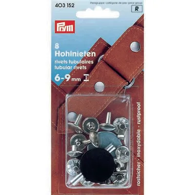 Prym Rivetti decorativi 6-9 mm, argento