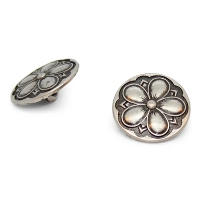 Bottone in latta 16.5mm con occhio FLOWER