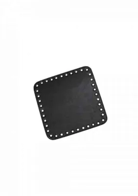 Go Borsa fatta a mano / Base per cestino, nera (1 pz)