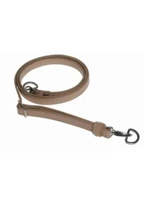 Go tracolla fatta a mano fibbia argento 12 mm x 140 cm (1 pz)