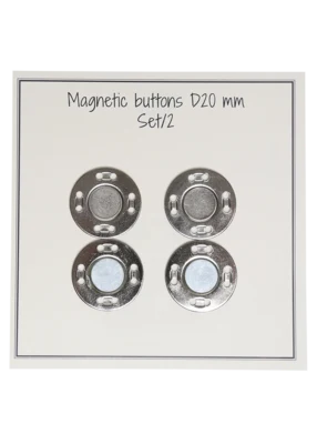 Go Handmade Bottoni Magnetici 20 mm (2 pz)