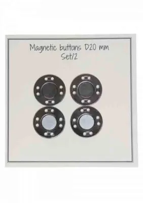 Go Bottoni magnetici fatti a mano 20 mm (2 pz)