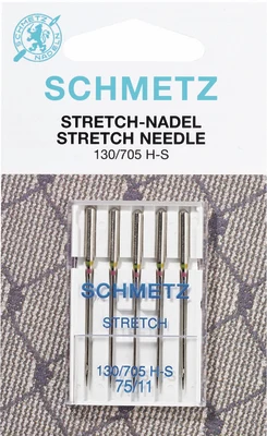 Schmetz Aghi per macchina da cucire Stretch 75, 5 pezzi