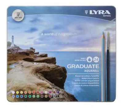 Matite colorate Lyra Graduate Aquarell, 24 pz