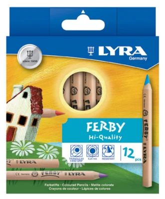 Lyra Ferby Matite colorate, 12 pz