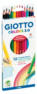 Giotto Colours 3.0 Matite colorate, 12 pz