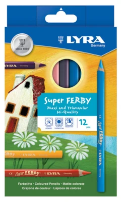 Matite colorate Lyra Super Ferby, 12 pezzi