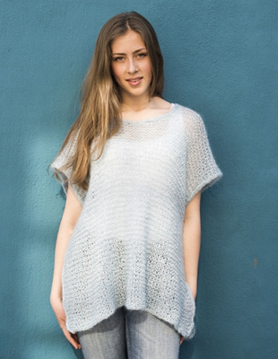 101 Poncho a maglia larga