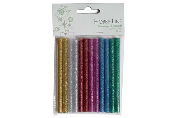 Hobby Line Bastoncini colla con mica 7,2 mm, 12 pz