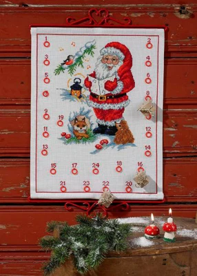 Kit Ricamo Canta Babbo Natale