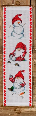 Kit ricamo Gioca nella neve