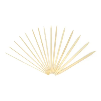 Set bastoncini HobbyArts Bambù chiaro 20 cm (2,00-10,00 mm)