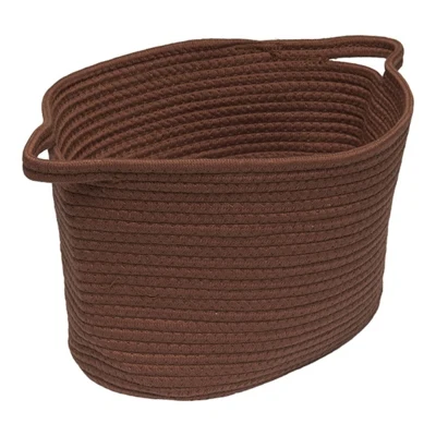 Cestino portaoggetti Cognac Large
